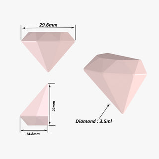 Molde de goma de diamante de 3,5 ml